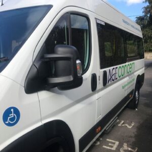 Age Concern Minibus Vinyl Print Southampton