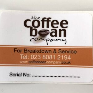 Coffee Bean Sticker Design