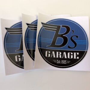 Garage Sticker Decals Printing Southampton