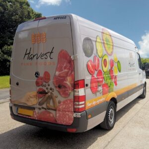 Harvest Fine Foods Van Wraps